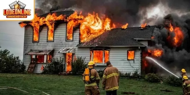 Mơ thấy cháy nhà là điềm gì, may hay rủi